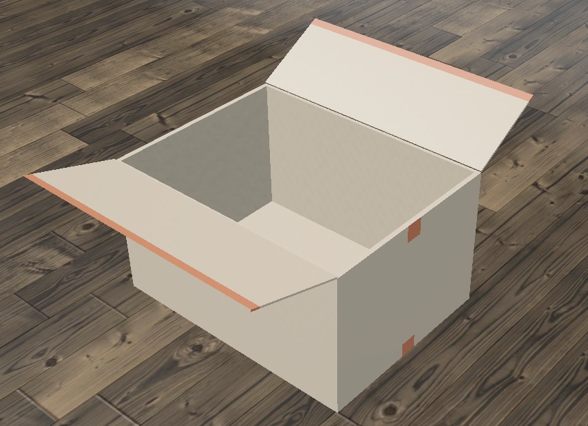 【無料3Dモデル】段ボール