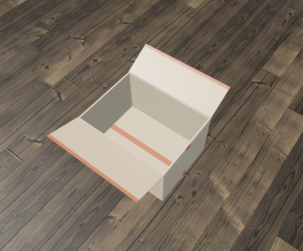【無料3Dモデル】段ボール