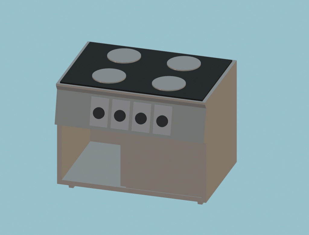 【無料3Dモデル】IH