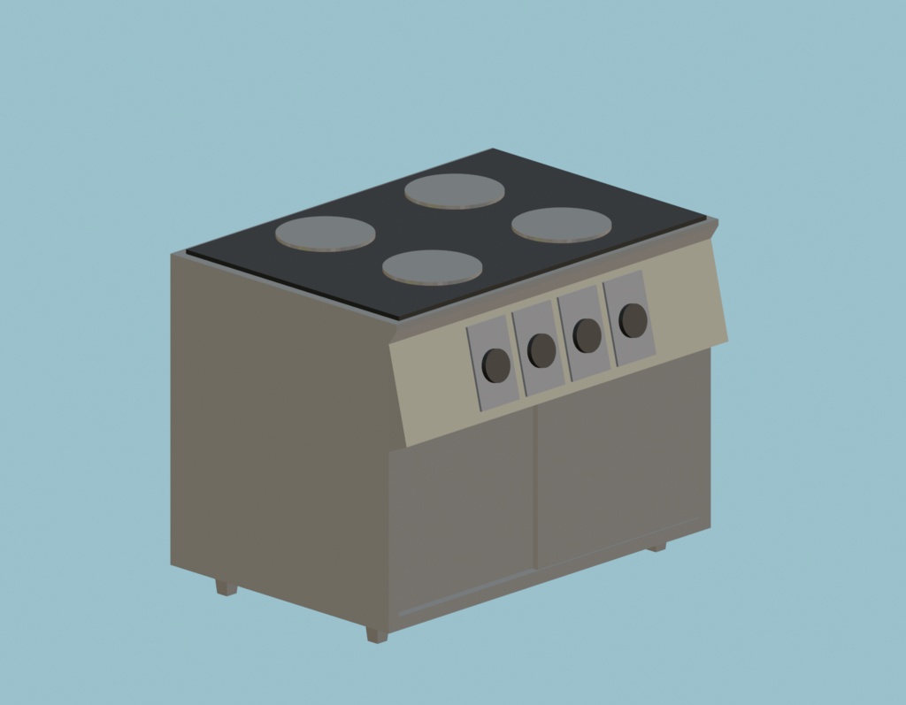 【無料3Dモデル】IH