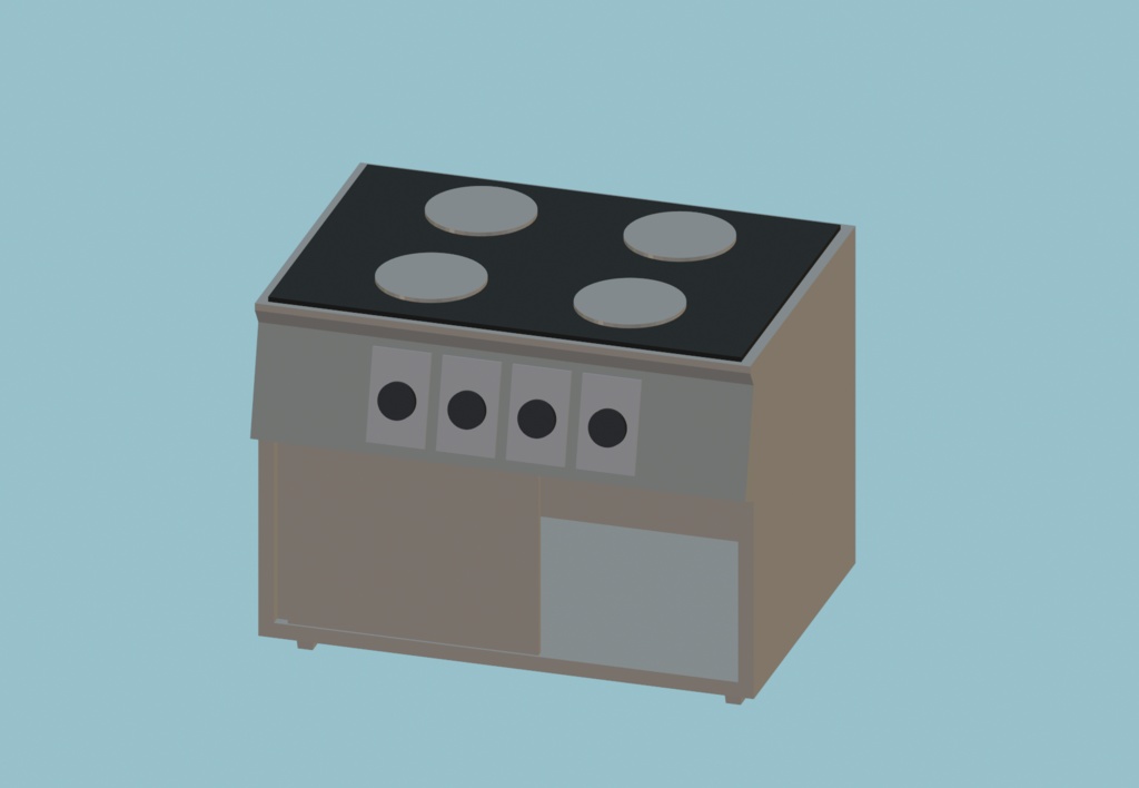 【無料3Dモデル】IH