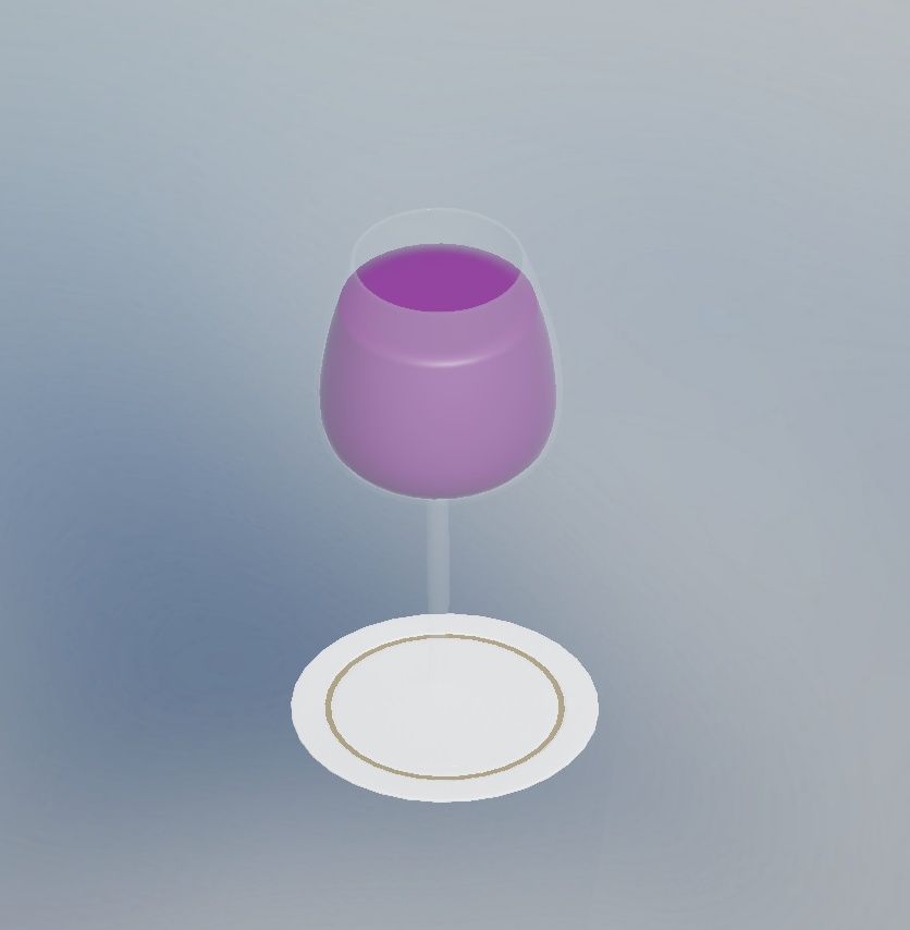 【無料3Dモデル】ワイングラス