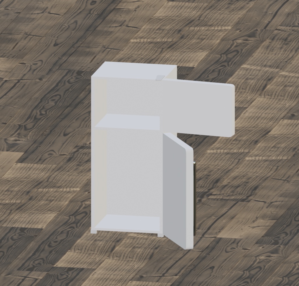 【無料3Dモデル】冷蔵庫