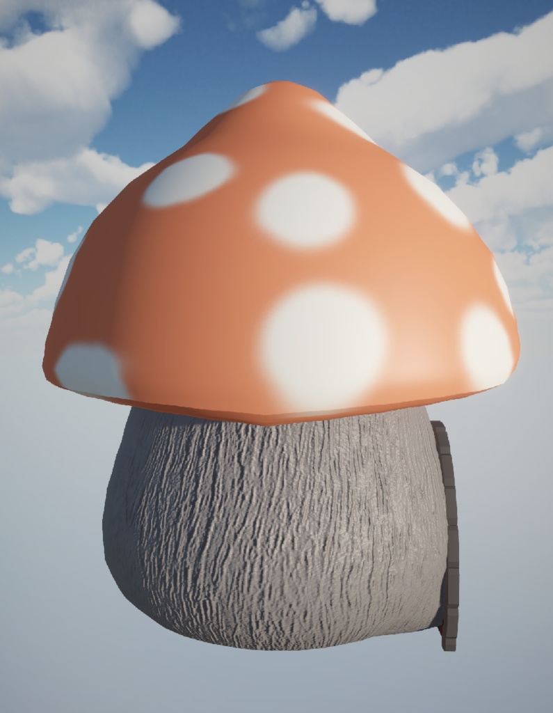 【3Dモデル】きのこの家/MushroomHouse1