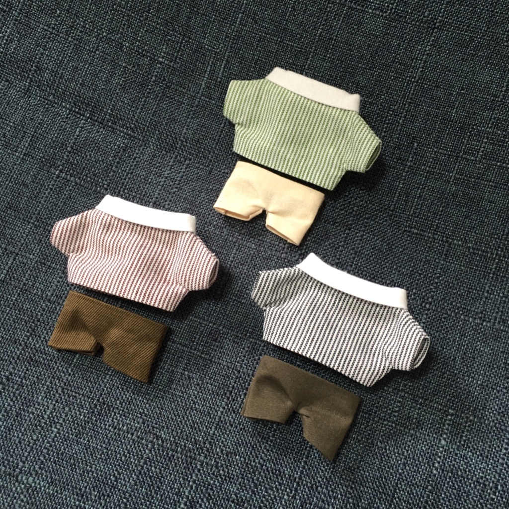 ストライプシャツ&パンツ