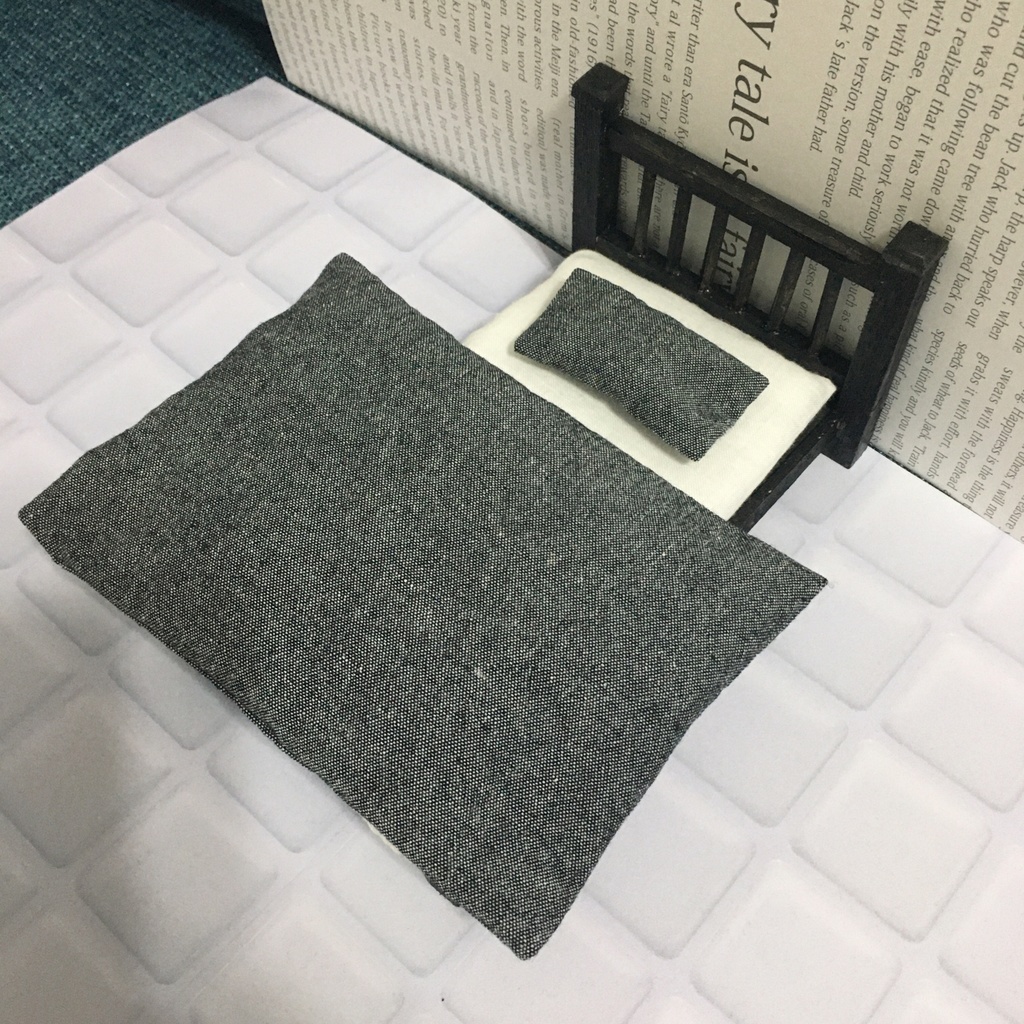 ぬい用ブラックベッドセット
