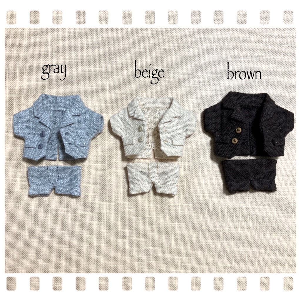 リネンセットアップ