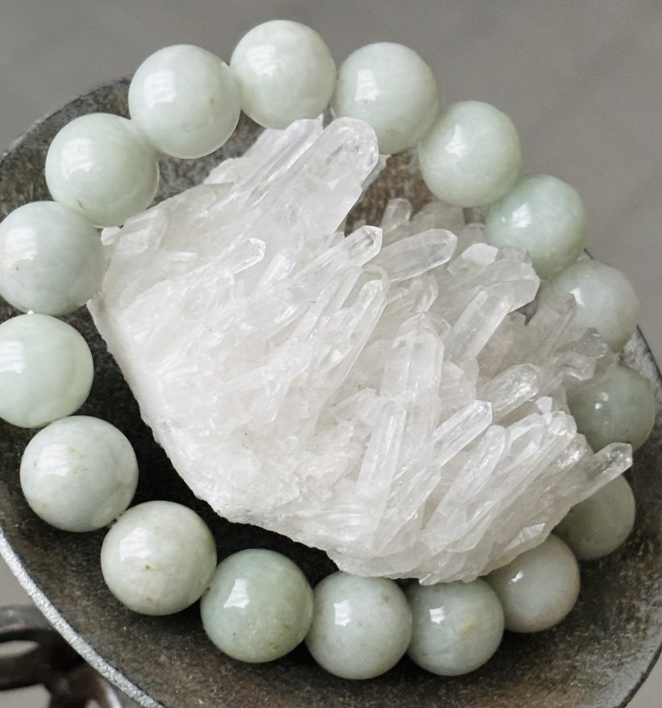 糸魚川翡翠　ブレスレット　10ｍｍ