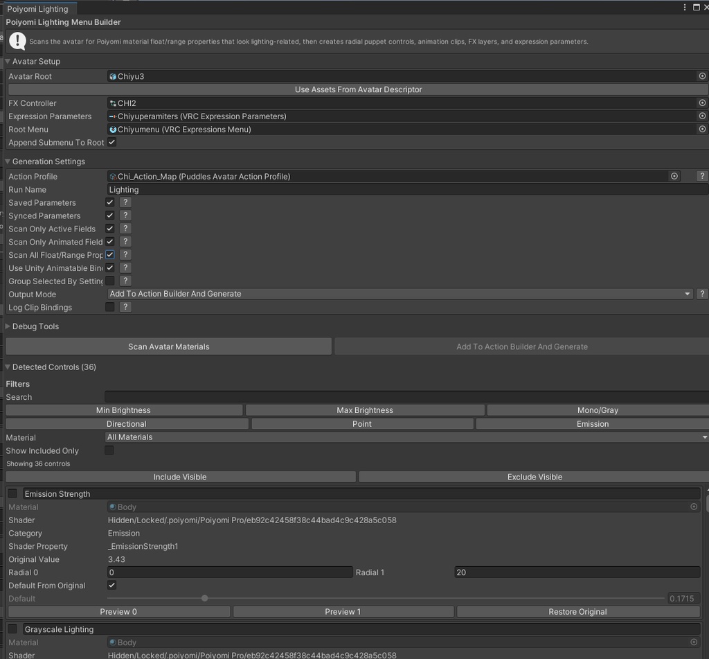 Free - Puddles VR Chat Expression Builder / パドルズ ToggleやRadialで切り替える. Donation optional.