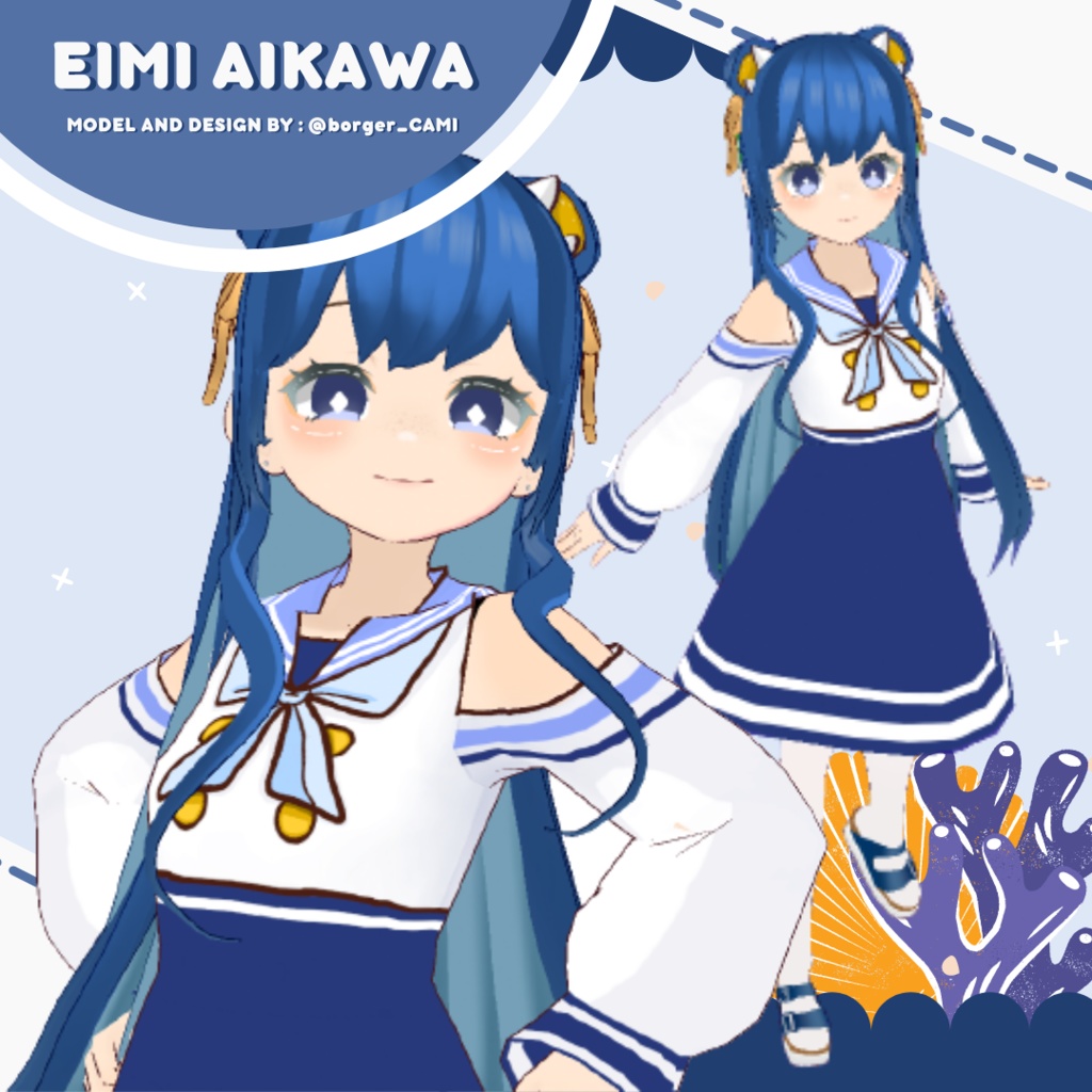 40% OFF FOR LIMITED TIME ONLY!!!【V t u b e r M o d e l | O R I G I N A L M O D E L】Eimi Aikawa