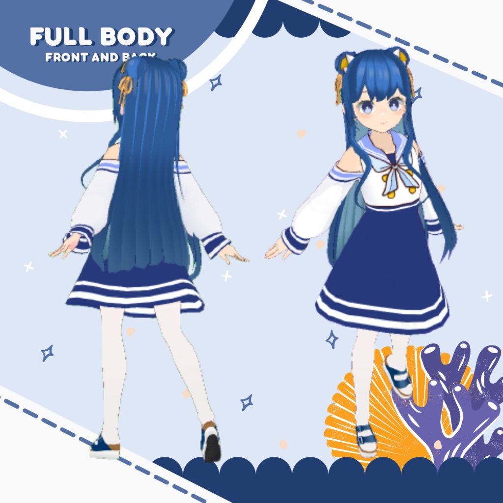 40% OFF FOR LIMITED TIME ONLY!!!【V t u b e r M o d e l | O R I G I N A L M O D E L】Eimi Aikawa