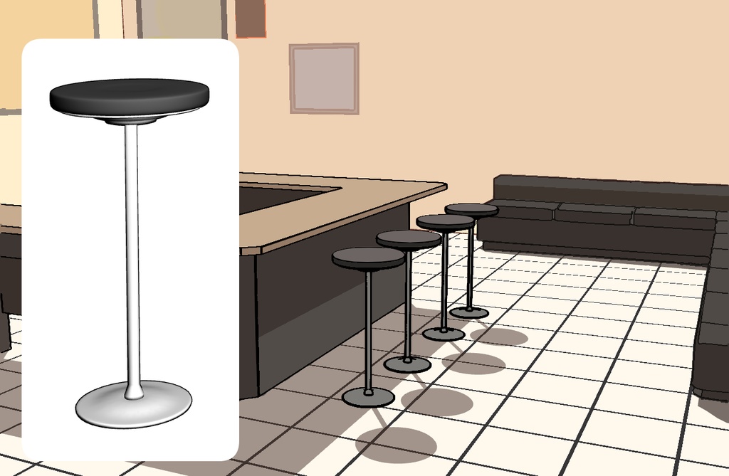 Free 3D stool