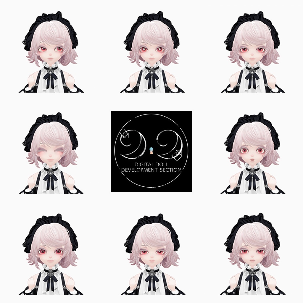 【VRC/VRM 対応3Dモデル】マリア・ブーゲンビリア <ゲームブック付属>