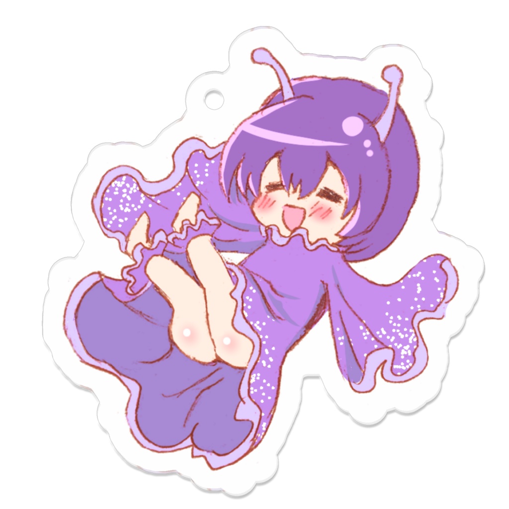 【ヒラ族の話】仄火アクリルキーホルダー