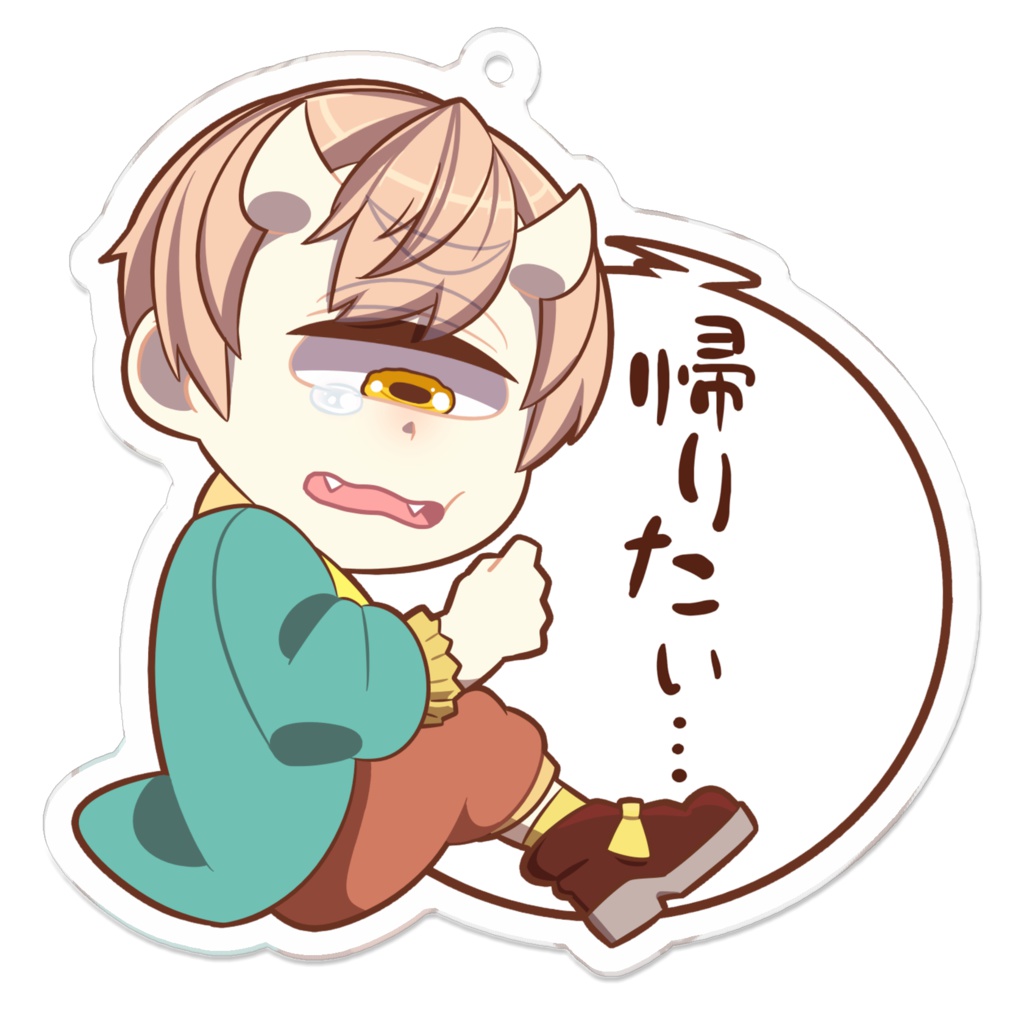せんせい(UTAU)単眼ver.アクリルキーホルダー