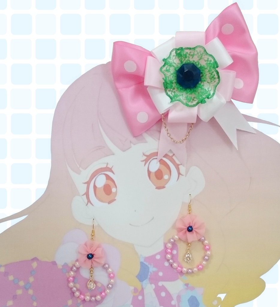 アイカツフレンズ!ピュアパレット【友希あいね】イメージピアス