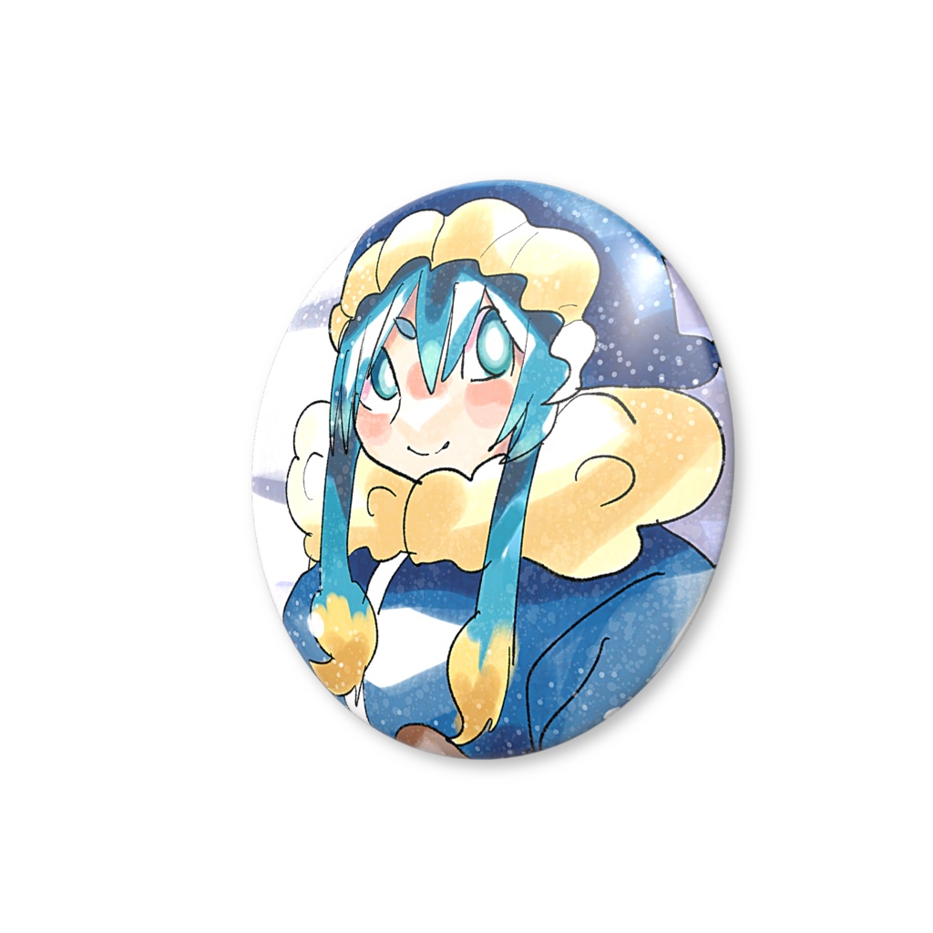 極寒着膨れ缶バッジ!