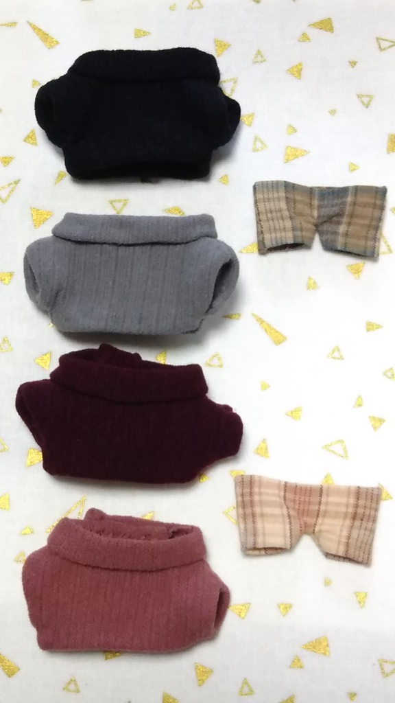 ぬい服【リブニット＆パンツ】