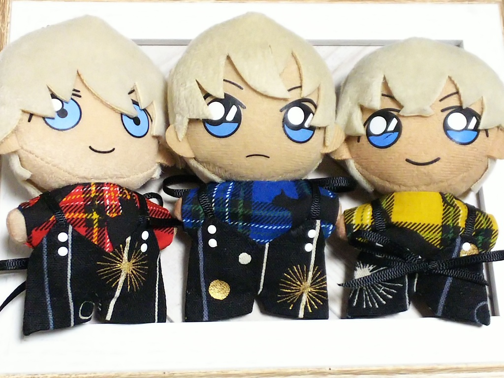 ぬい服【黒猫Tシャツ&サロペット】