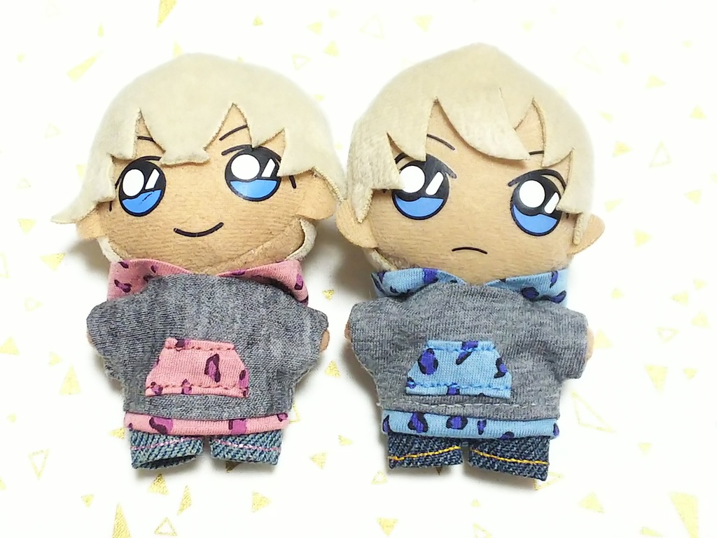 ぬい服【豹柄シンプルパーカー】