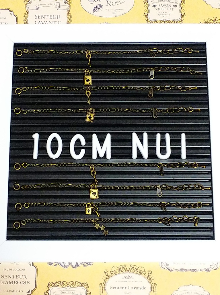 ぬいアクセサリー【ペンダント/アンティークゴールド】