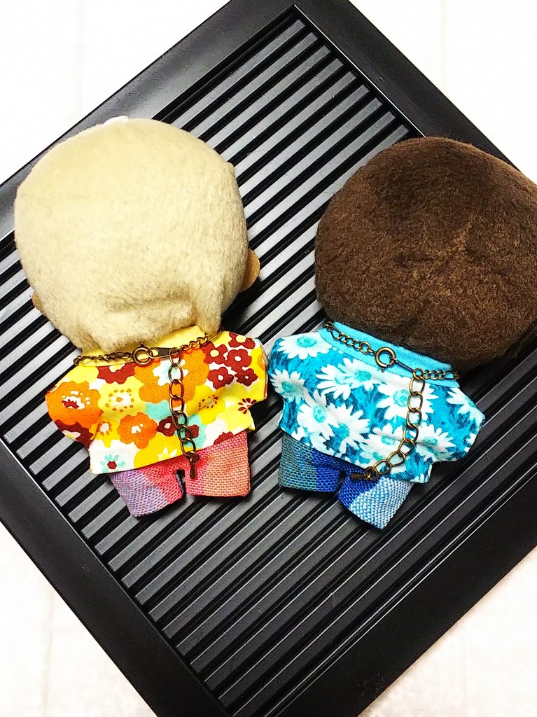 ぬいアクセサリー【ペンダント/アンティークゴールド】