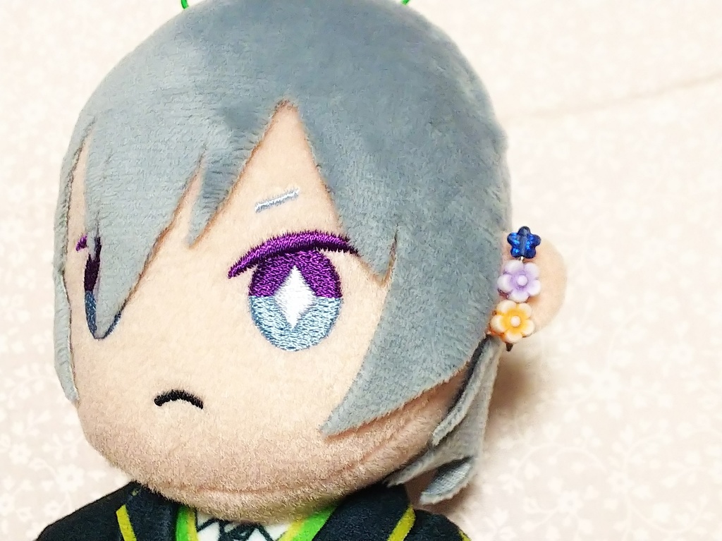 ぬいアクセサリー【ヘアピン/フラワー・キャンディ】