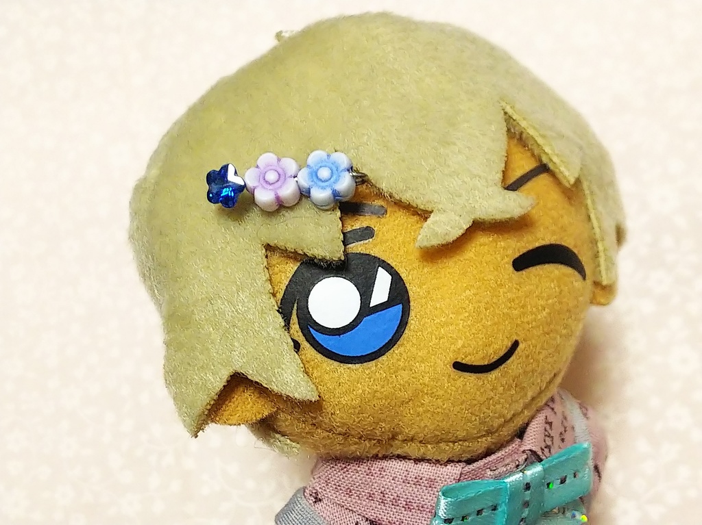 ぬいアクセサリー【ヘアピン/フラワー・キャンディ】