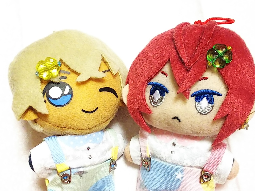 ぬいアクセサリー【ヘアピン/クローバー】