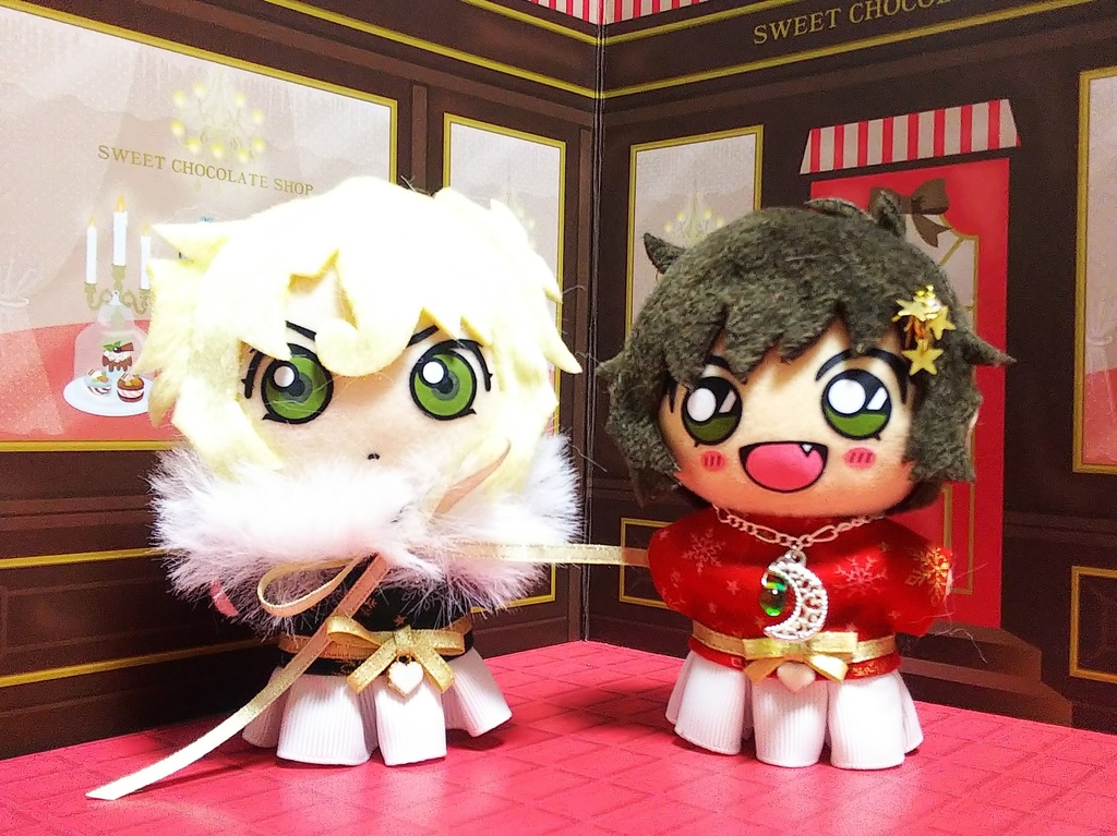 ぬい服【お星さまと雪の結晶のワンピース】