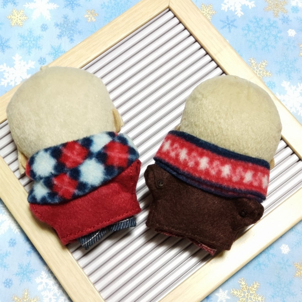 ぬい小物【フリースマフラー】