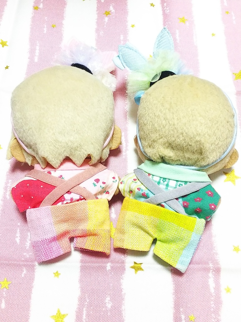 ぬい服【イチゴとさくらんぼの春色シャツセット】