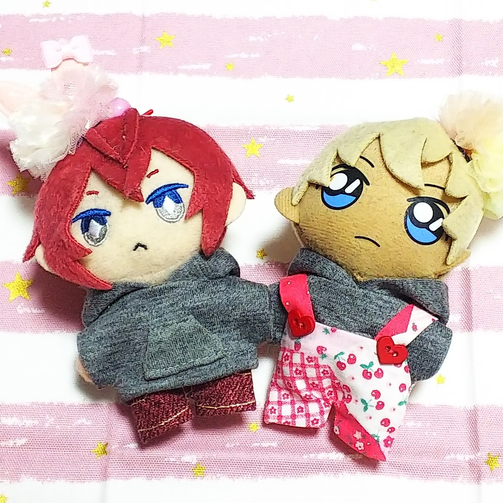 ぬい服【グレーパーカー】ver.2