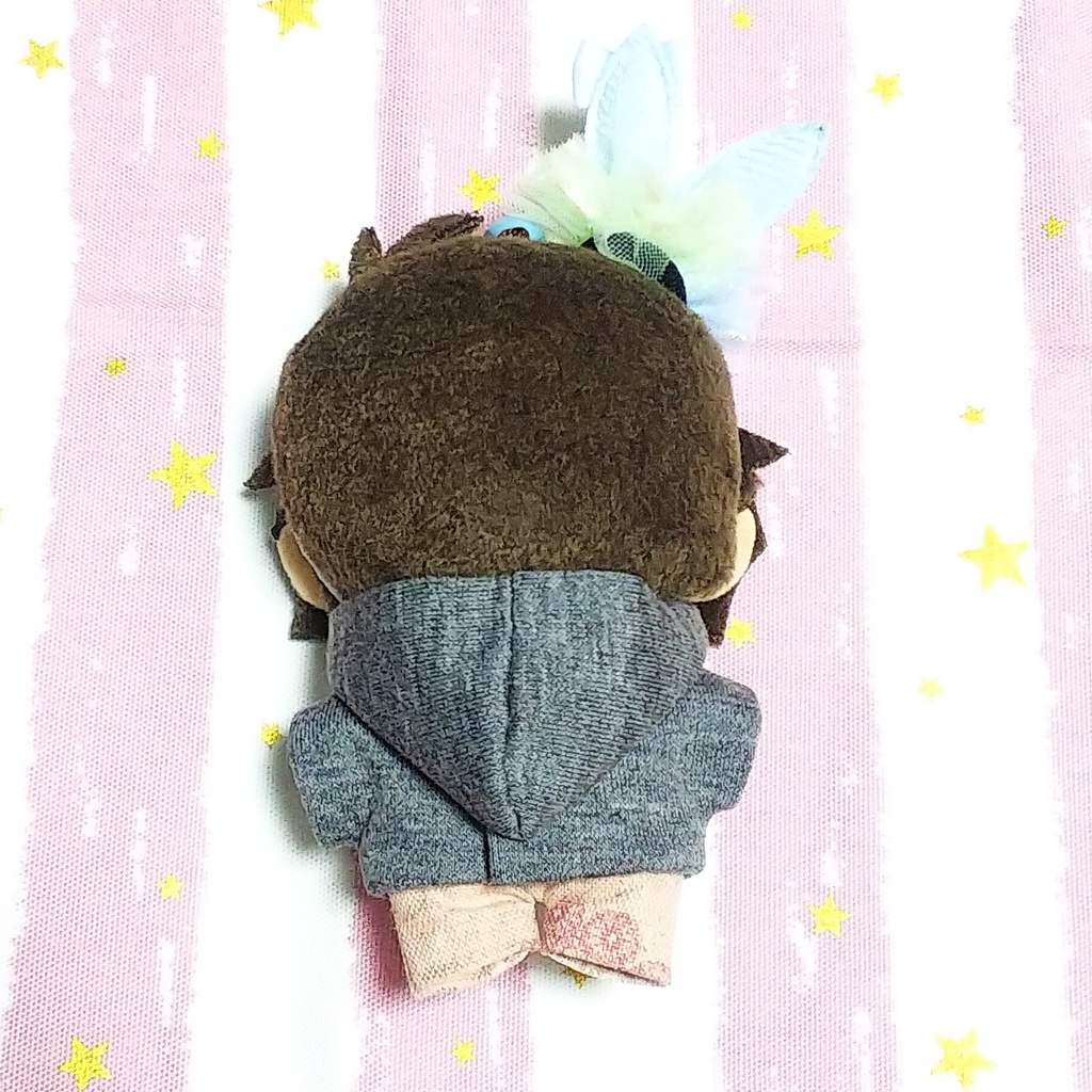 ぬい服【グレーパーカー】ver.2