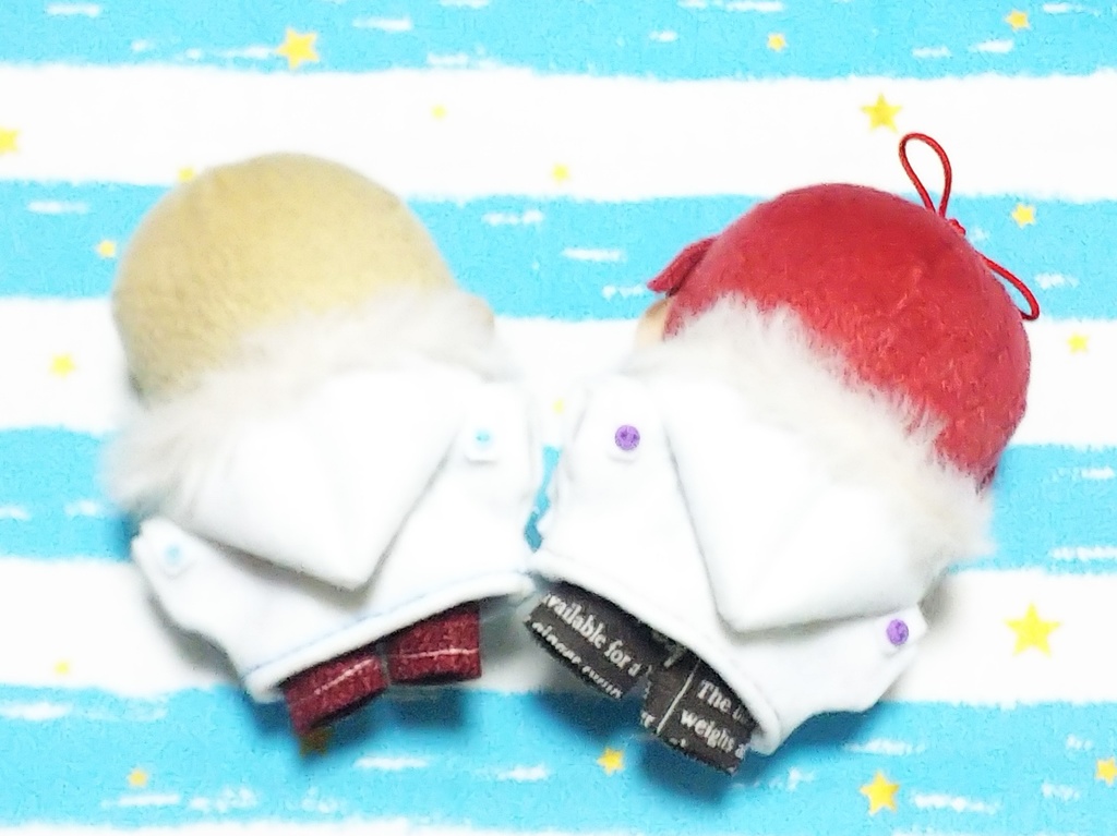 ぬい服【にくきゅーボタンのまっしろダッフルコート】