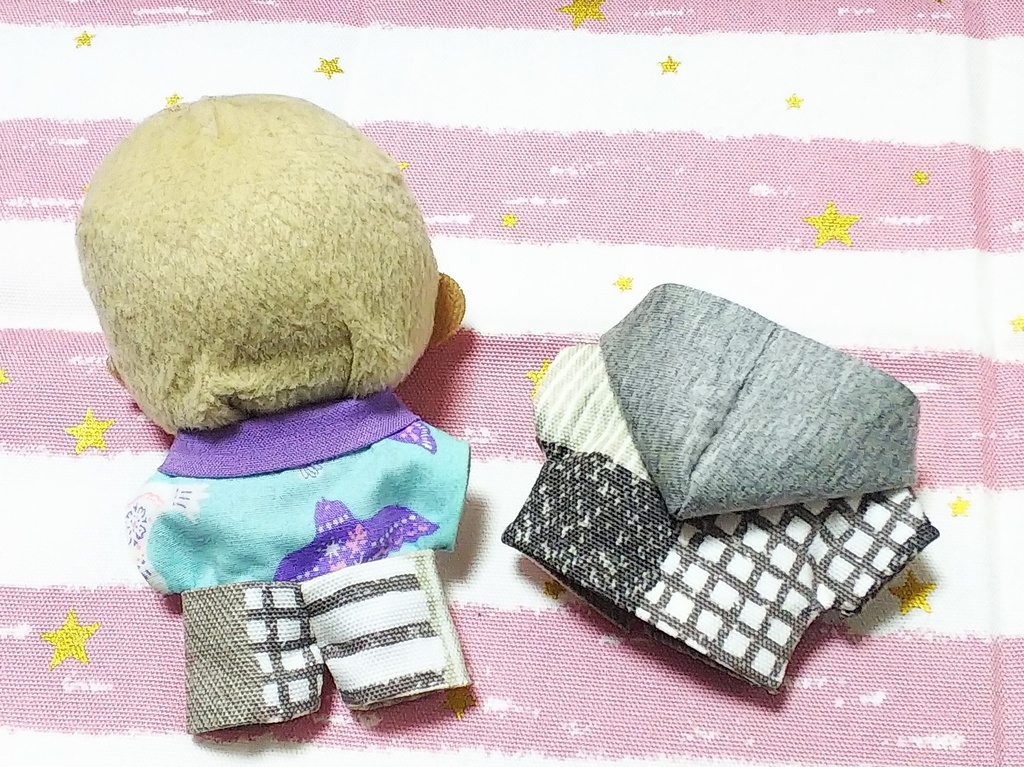 ぬい服【フード付きジャケットセット】