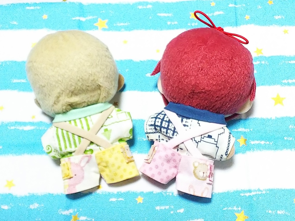 ぬい服【くまとうさぎのおーばーおーる＋しゃつ】 - 羽兎屋 - BOOTH