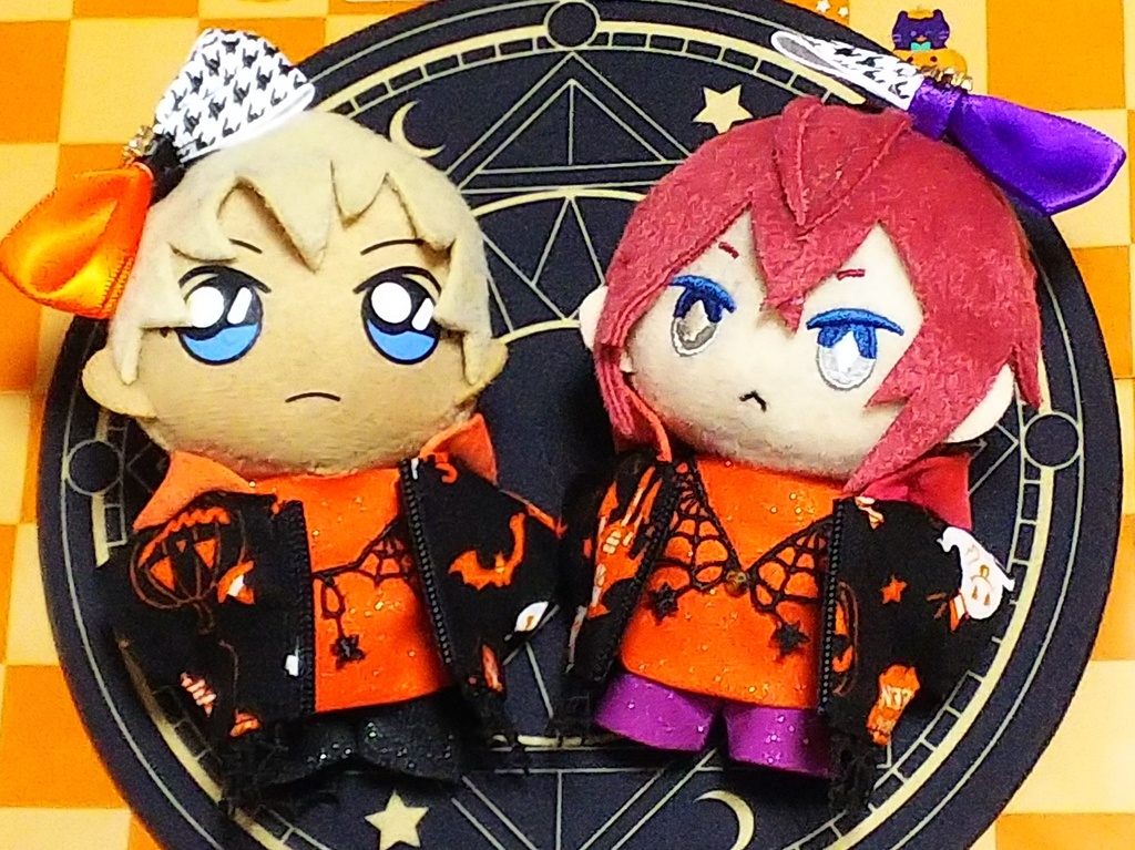 ぬい服【ハロウィンパーカー+蜘蛛の巣Tシャツ】