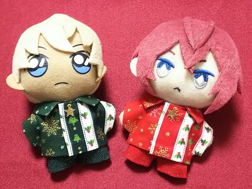 ぬい服【もみの木と雪の結晶のシャツセット】