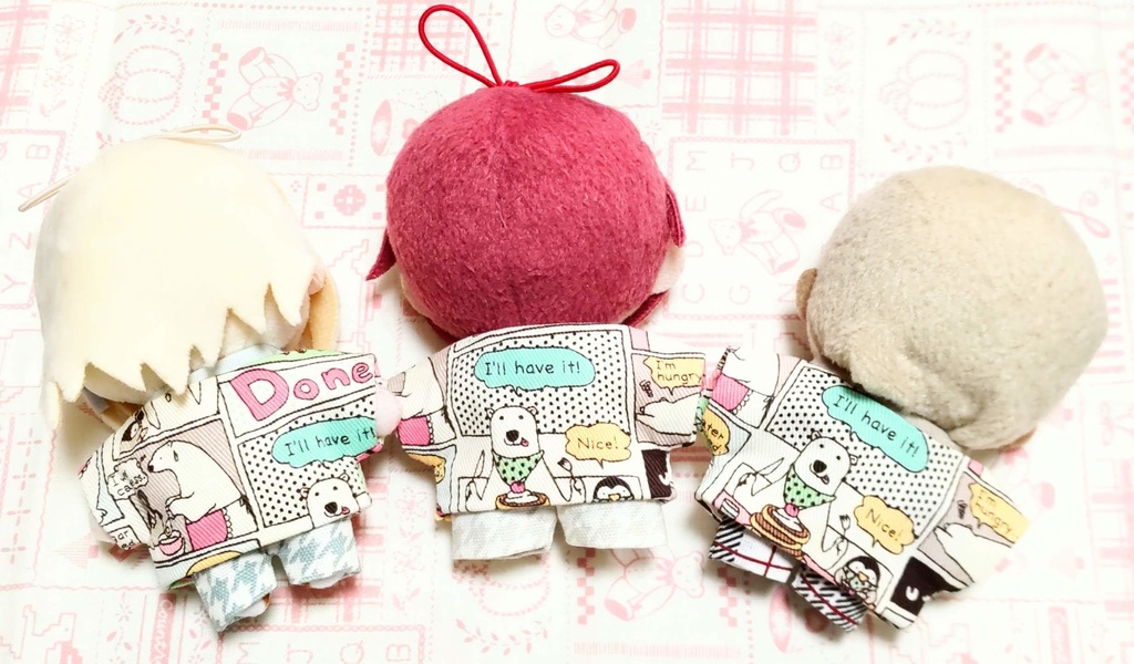 ぬい服【しろくまとぺんぎんのパンケーキジャケット】