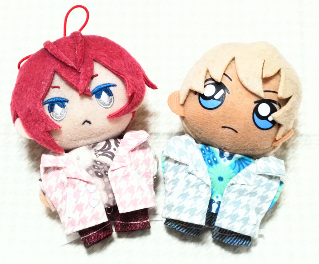 ぬい服【千鳥格子のノースリーブコート】