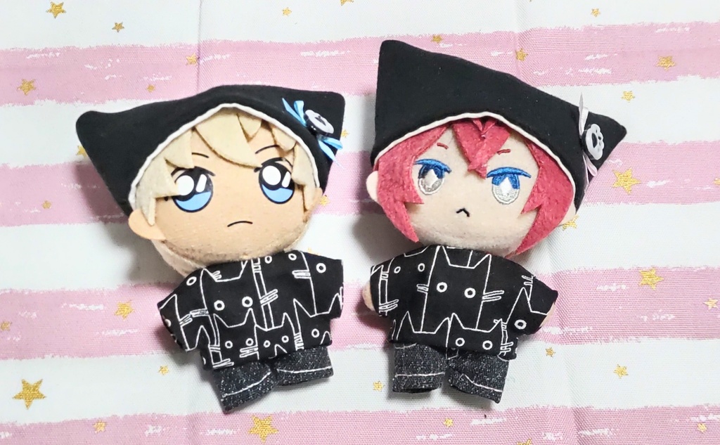 ぬい服【くろねこみっちりTしゃつせっと】