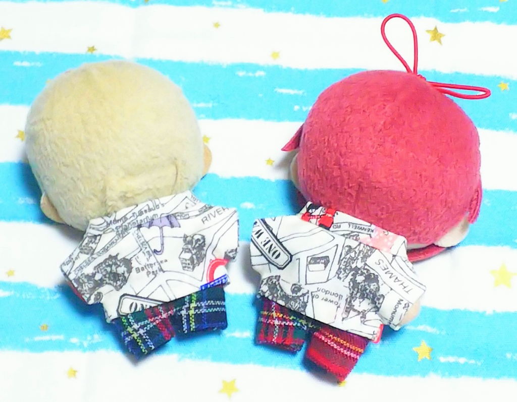 ぬい服【イギリスなシャツセット】