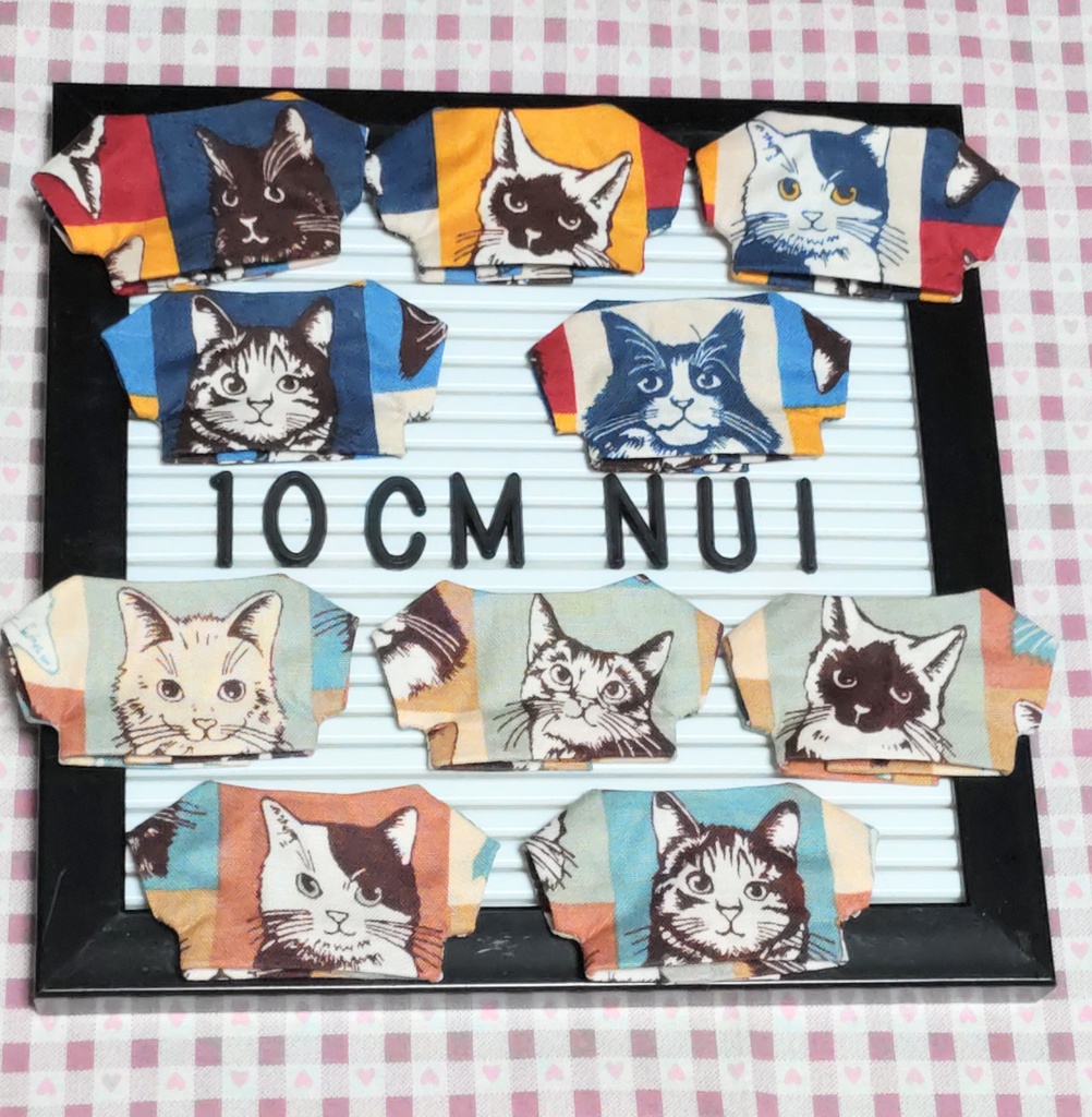 ぬい服【にゃんこTシャツ】