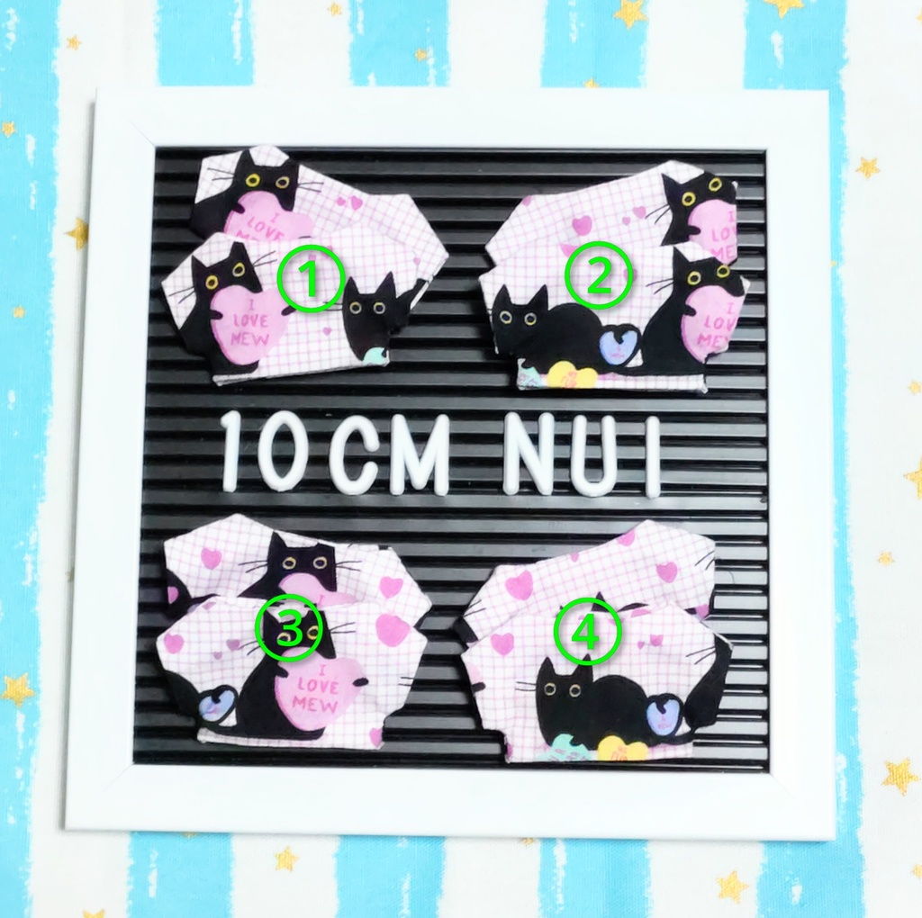 ぬい服【くろにゃんTシャツ】