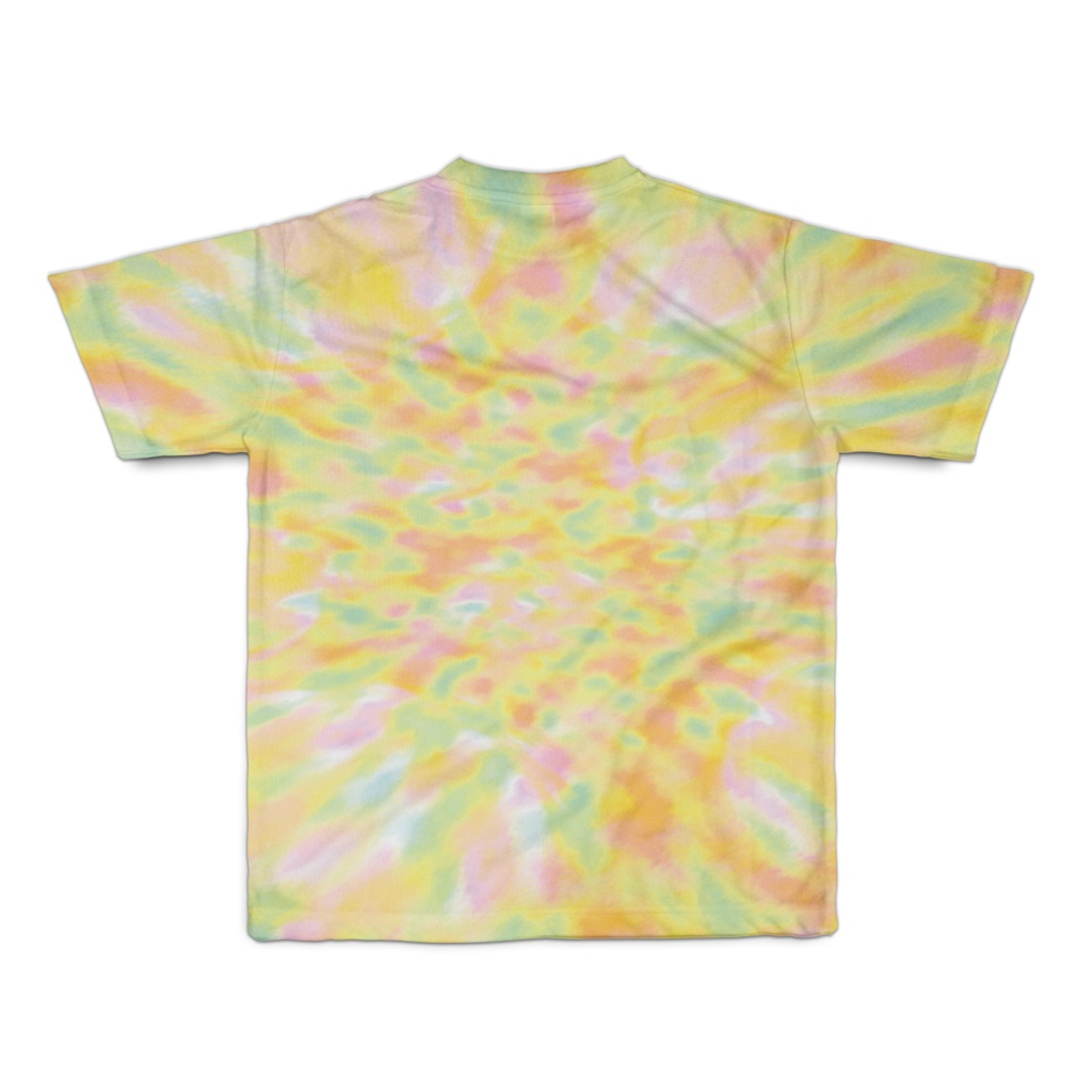 BAKUCHO タイダイTシャツ-黄-