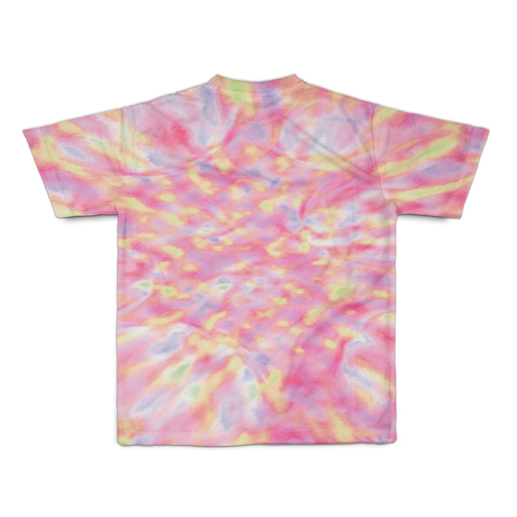 BAKUCHO タイダイTシャツ-赤-