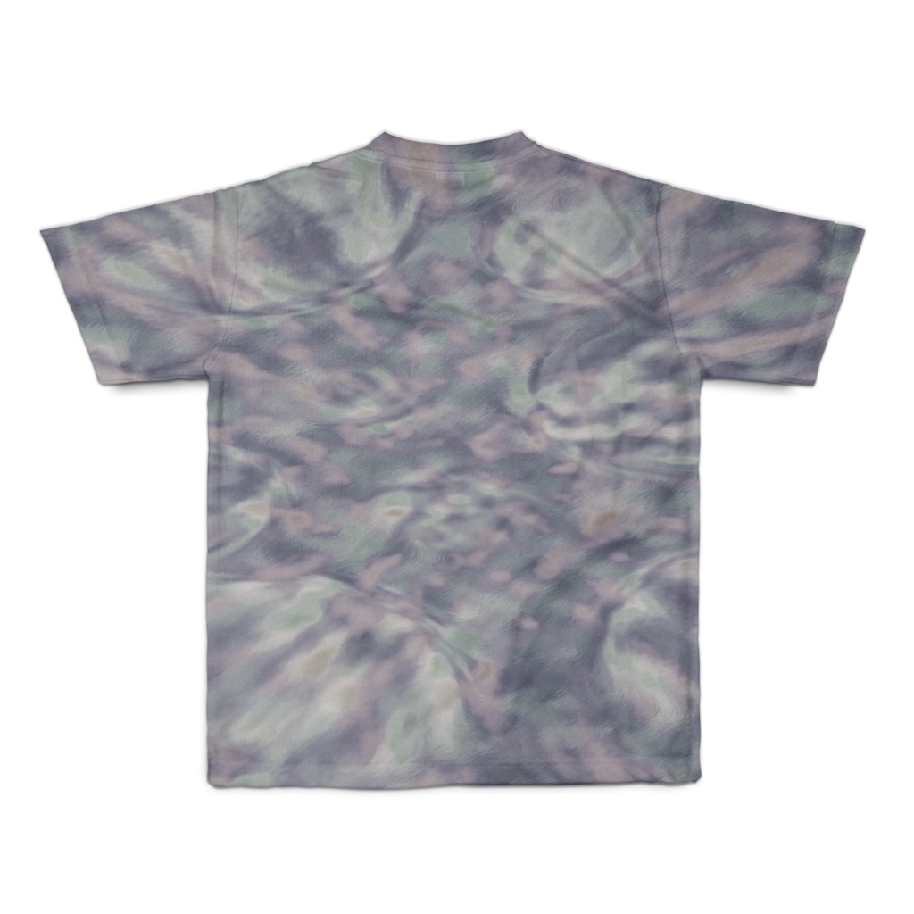 BAKUCHO タイダイTシャツ-灰-