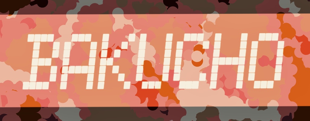 BAKUCHOミリタリーロゴステッカー