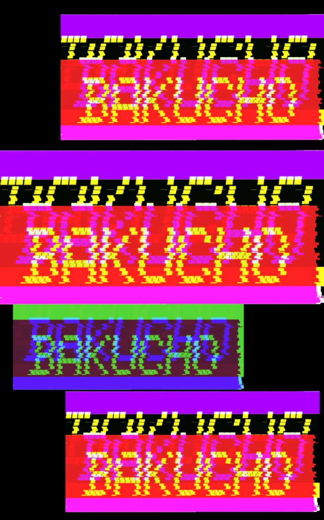 BAKUCHO バグロゴ スウェット